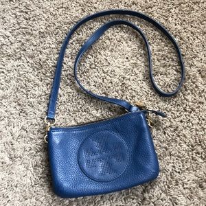 Tory Burch Kipp Crossbody in Blue Nile